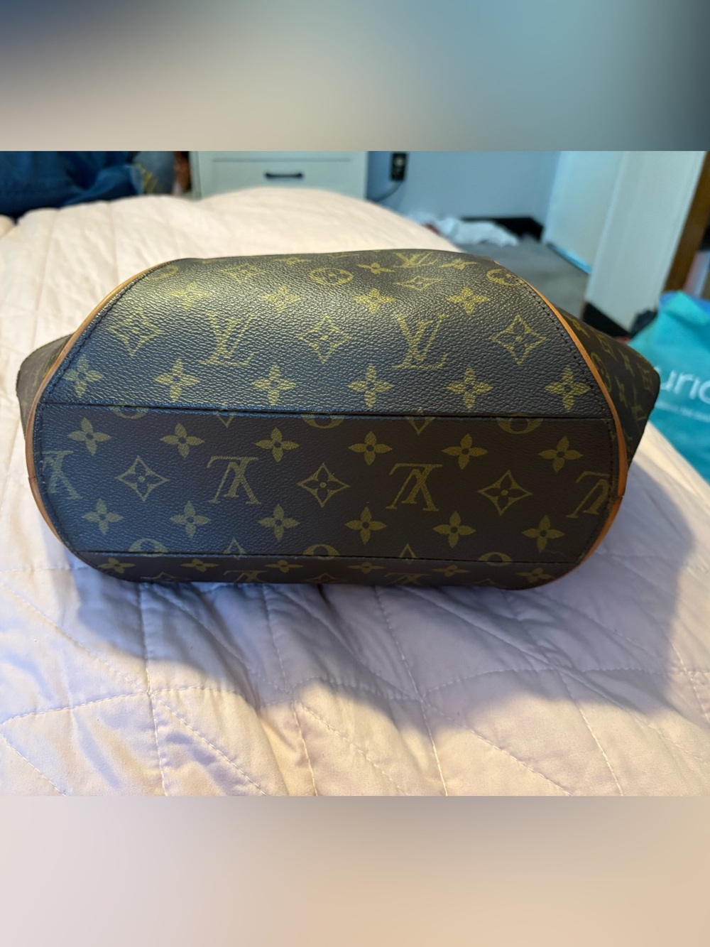 Louis Vuitton Ellipse MM Discontinued Vintage Classic Monogram Hand Bag WITH COA - Picture 8 of 16